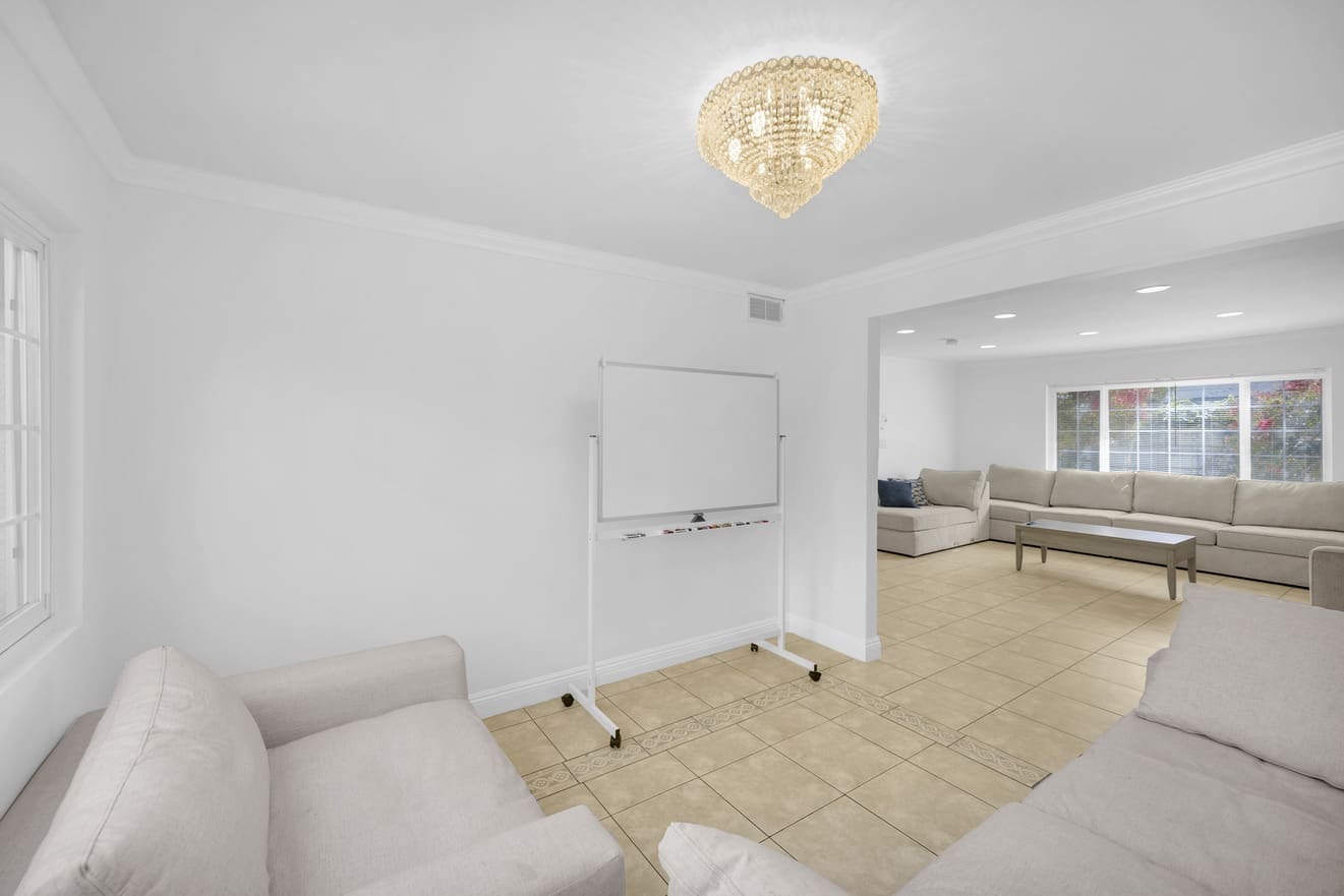 group therapy room at Saint Lawrence Recovery